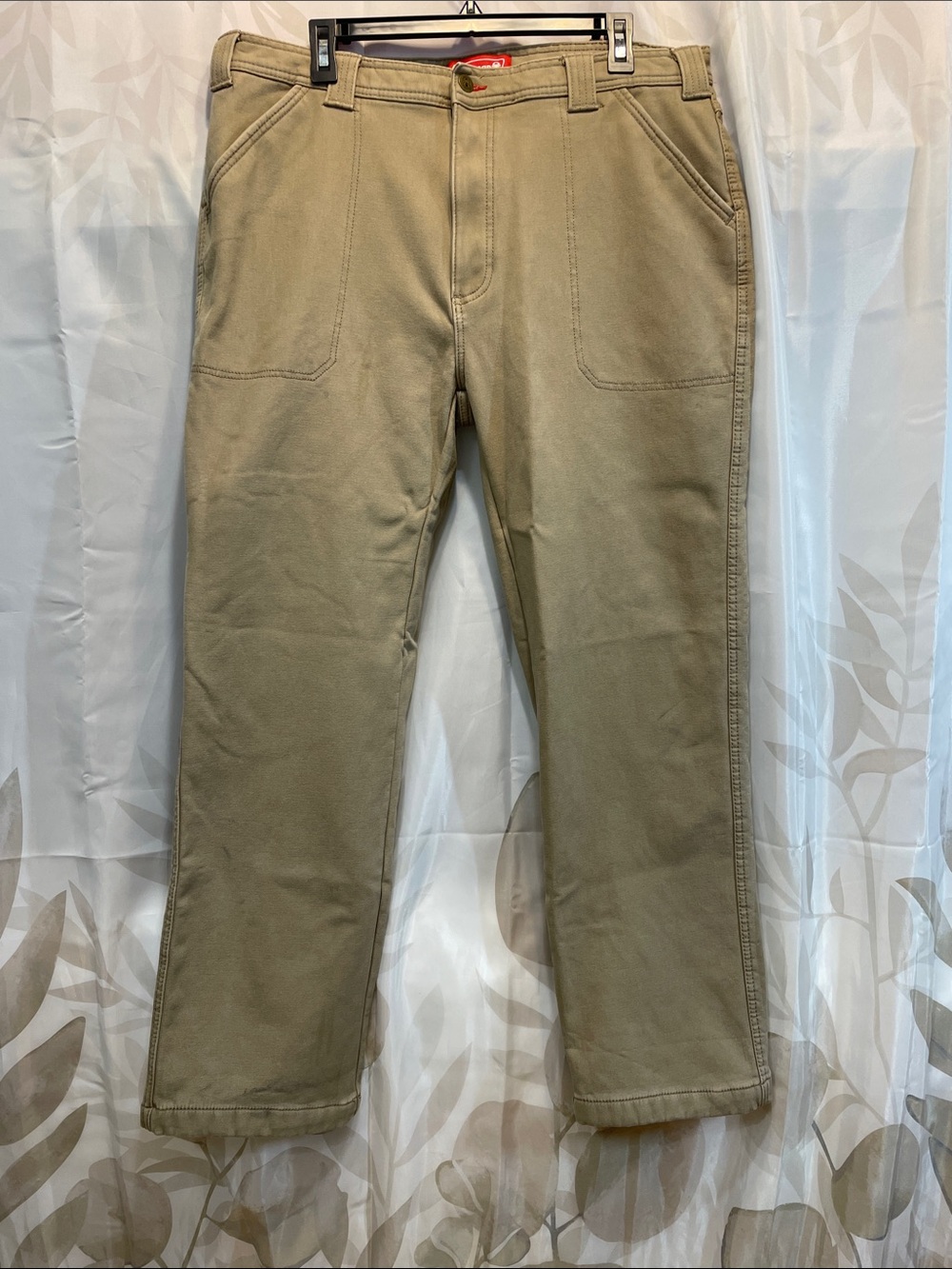 Coleman Khaki Work Chinos themal lining